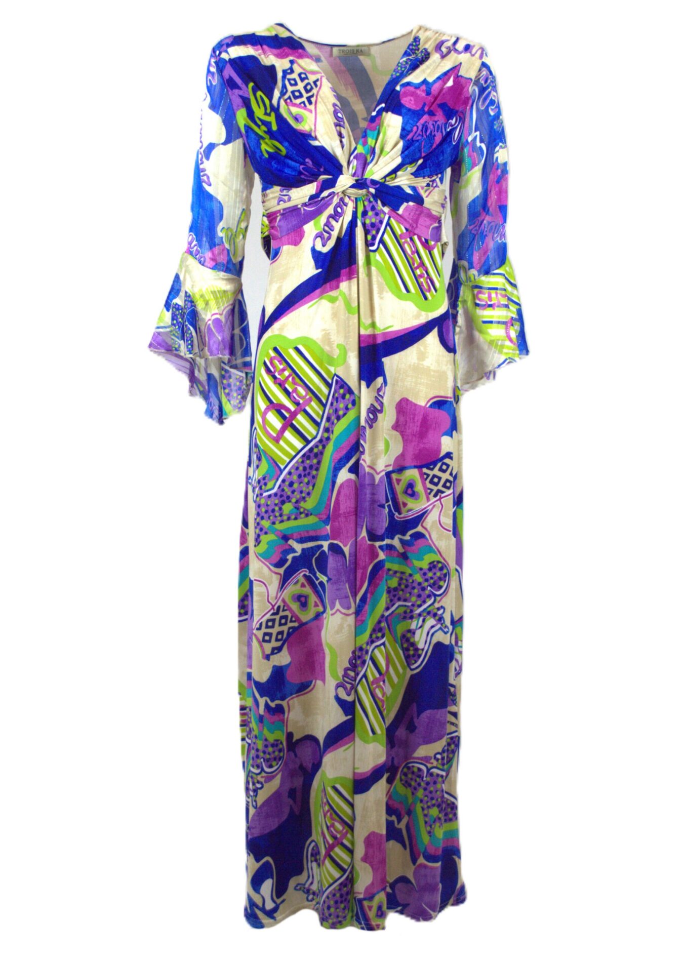Troiska Jurk Lang – Retro Print