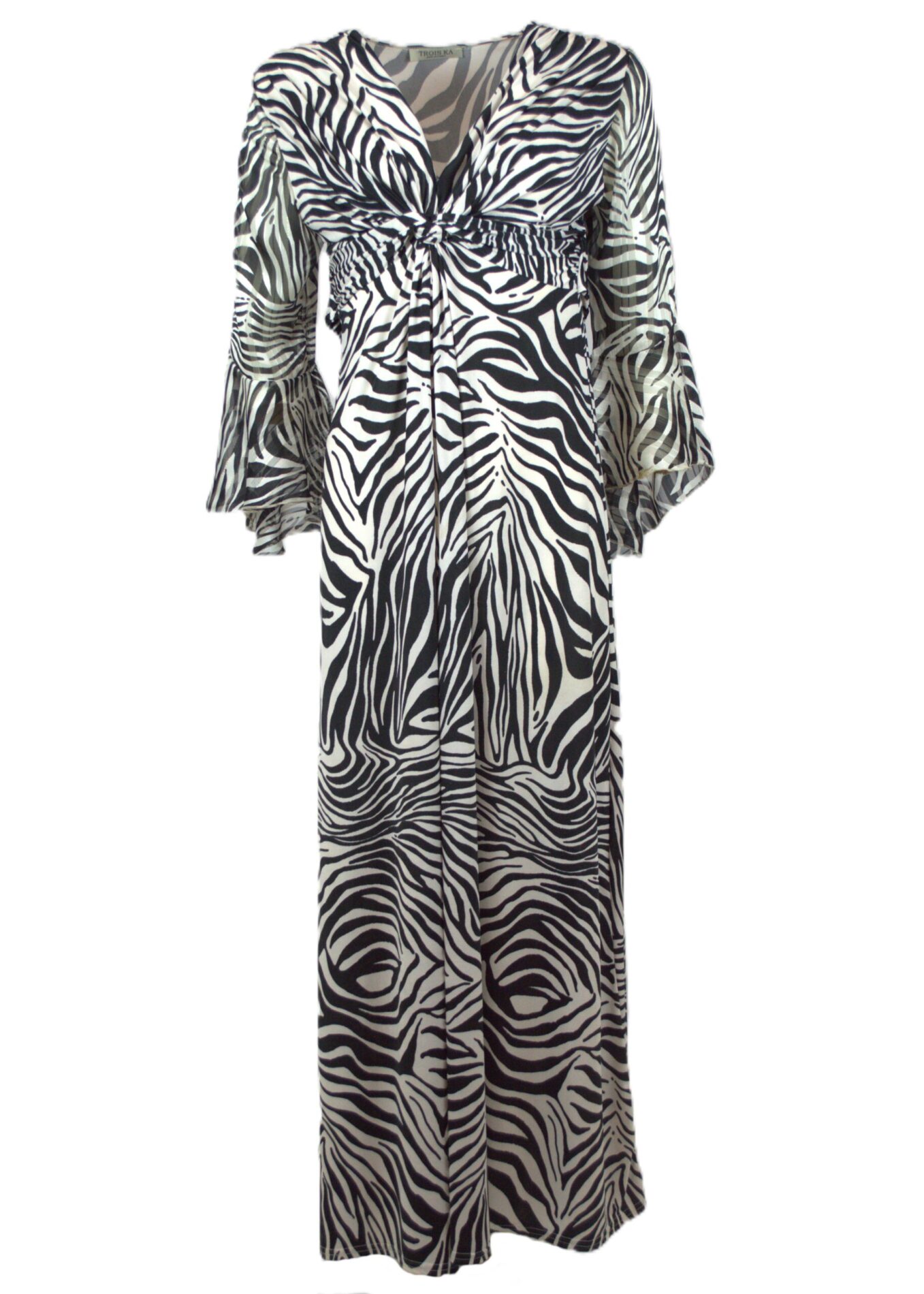 Troiska Jurk Lang – Zebra Print